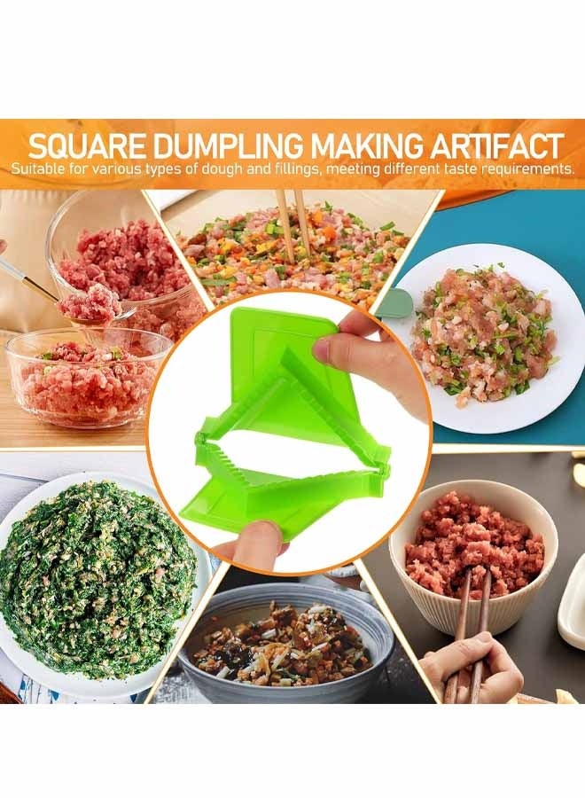 مجموعة أدوات صنع الزلابية (3 قطع) - مكبس صنع الإمبانادا - مكبس مثلث لصنع الزلابية والرافيولي - قالب بيروجي - أدوات مطبخ أساسية لصنع الإمبانادا والزلابية والرافيولي والبيروجي والفطائر اليدوية - Image 4